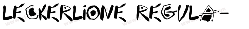 LeckerliOne Regula字体转换